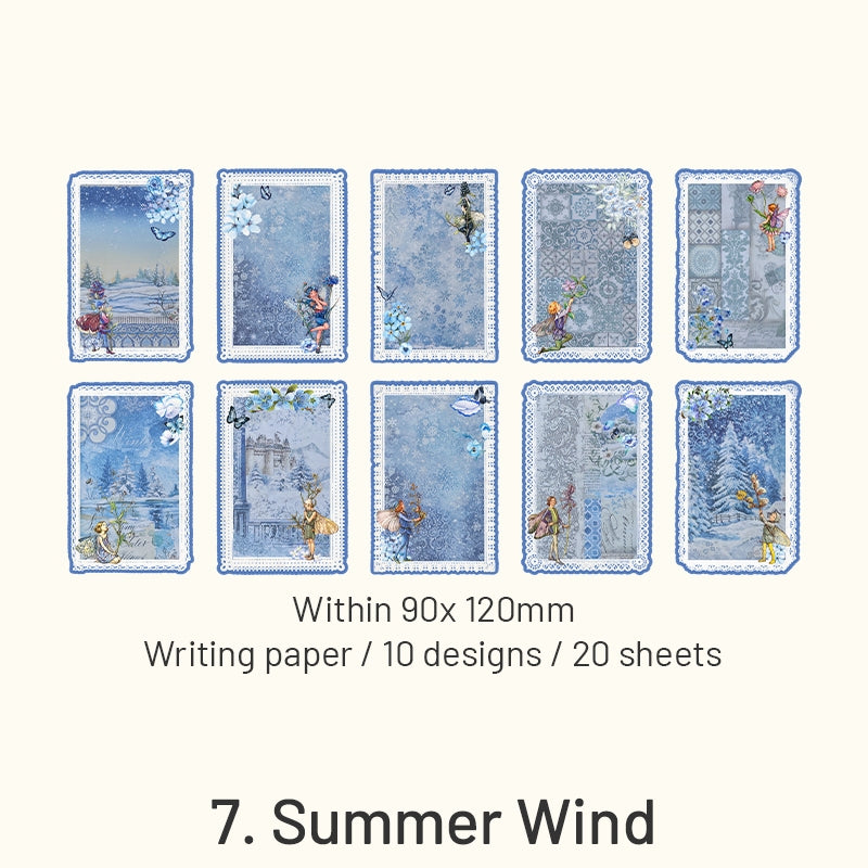 Forest Elf Series Flower Fairy Lace Decorative Paper sku-7