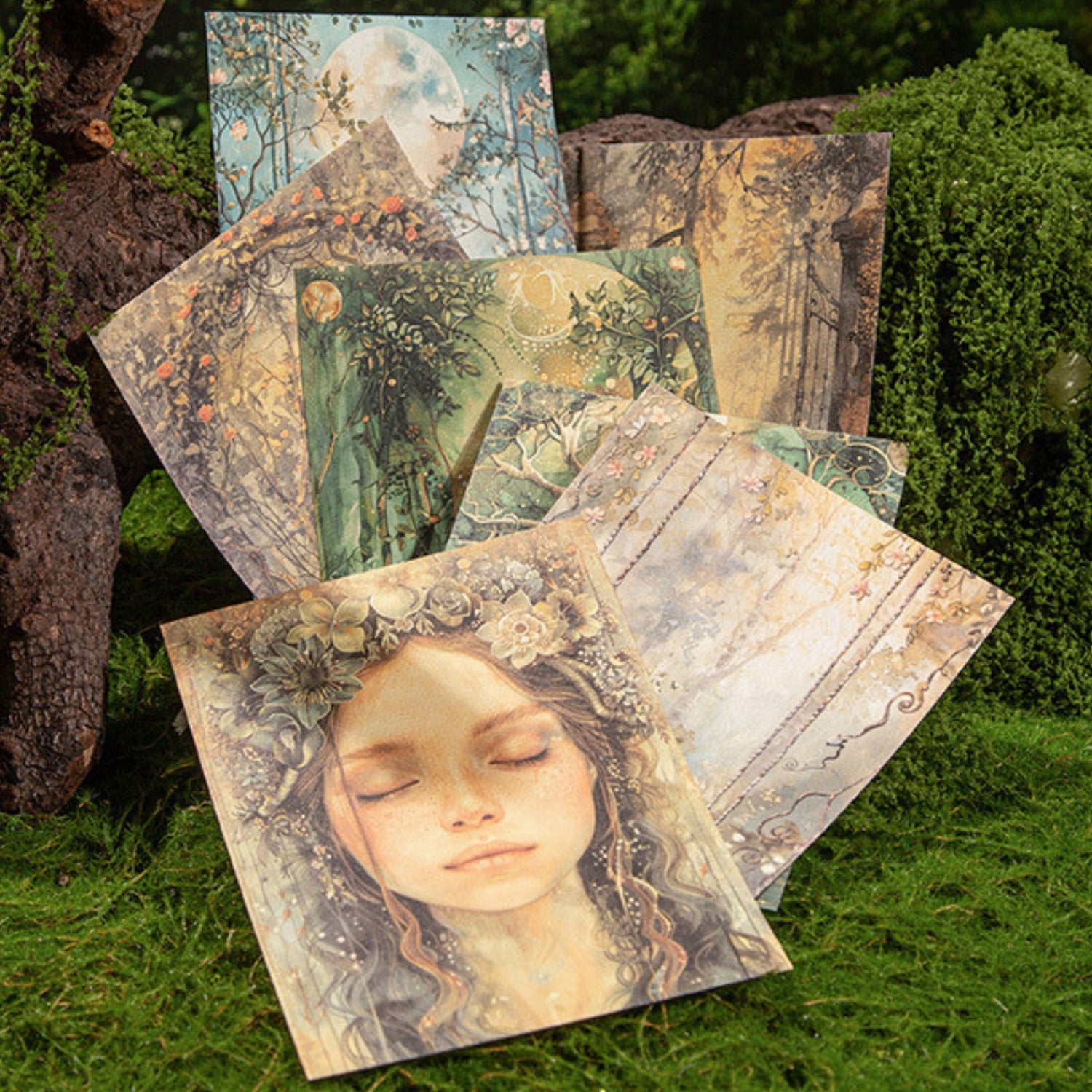 Forest Fantasy Series Fantasy Forest Theme Decorative Material Paper 16