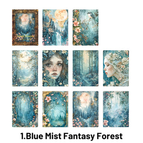 Forest Fantasy Series Fantasy Forest Theme Decorative Material Paper 1