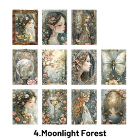 Forest Fantasy Series Fantasy Forest Theme Decorative Material Paper 4