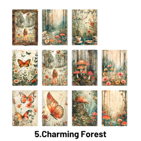 Forest Fantasy Series Fantasy Forest Theme Decorative Material Paper 5
