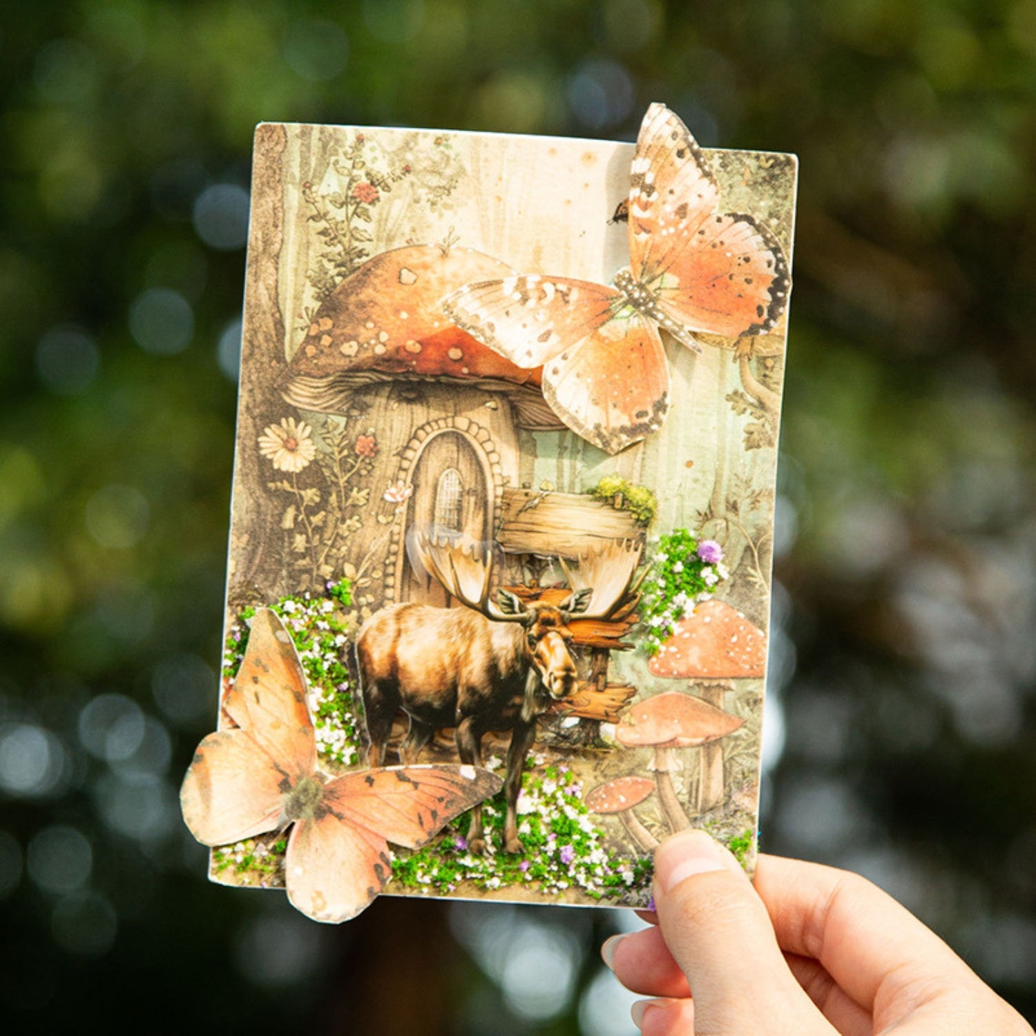 Forest Fantasy Series Fantasy Forest Theme Decorative Material Paper 7