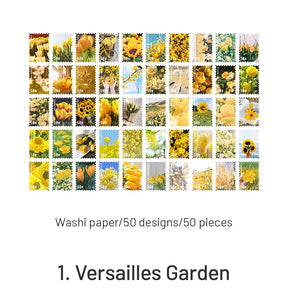 Four Seasons Garden Series Stamp Sticker Book sku-1