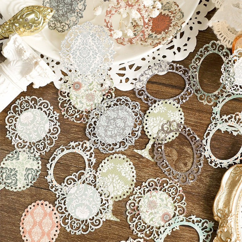 Fancy Paper Pattern Basic Vintage Decorative Paper | Basic Pattern Collection by Stamprints