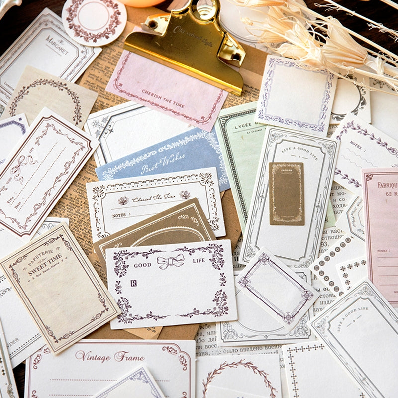 Frame Scrapbook Paper Pack - Film, Note, Lace b5