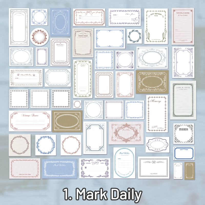 Frame Scrapbook Paper Pack - Film, Note, Lace sku-1
