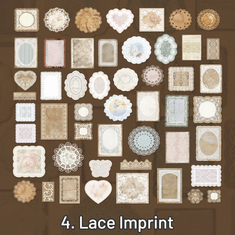 Frame Scrapbook Paper Pack - Film, Note, Lace sku-4
