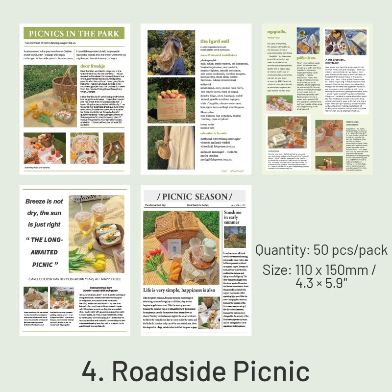 Freeze the Moment Series Retro Newspaper Decorative Paper sku-4