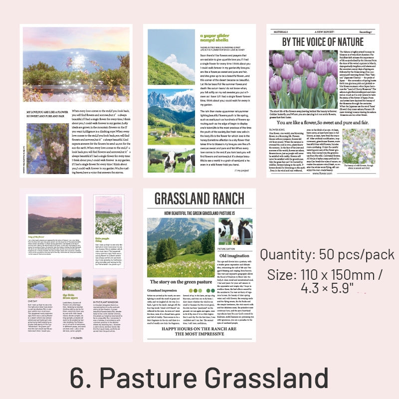 Freeze the Moment Series Retro Newspaper Decorative Paper sku-6