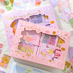 Fresh Macaron Color Journal Gift Box Set a
