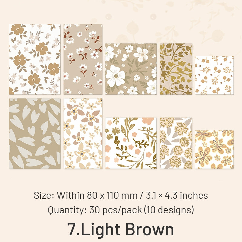 Fresh Style Botanical Basic Decorative Paper sku-7