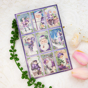  Frozen Purple Christmas Mini Project Folio Craft Kit Junk Journal and Add Ons 002