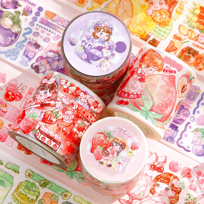 Fruit Paradise Cartoon Creative Decorative Tape a