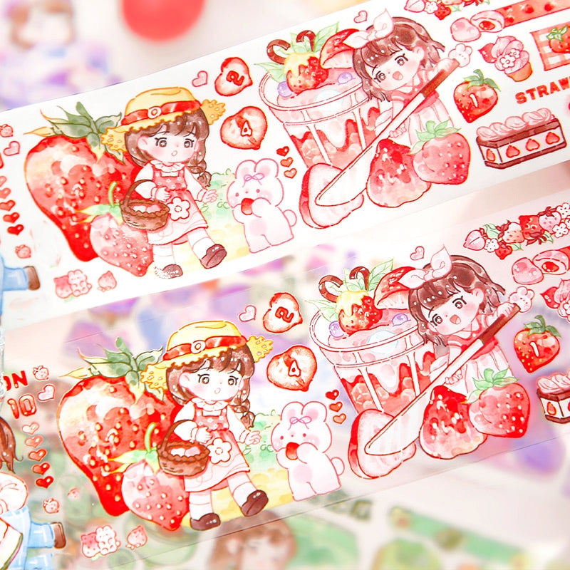 Fruit Paradise Cartoon Creative Decorative Tape b2