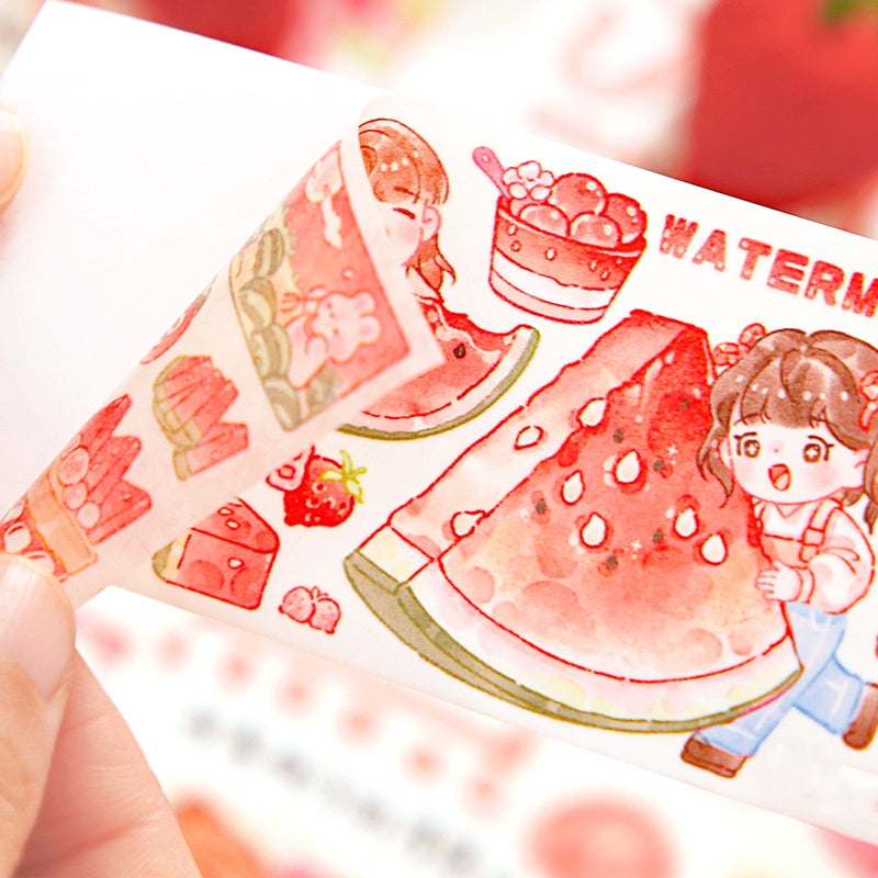 Fruit Paradise Cartoon Creative Decorative Tape c2