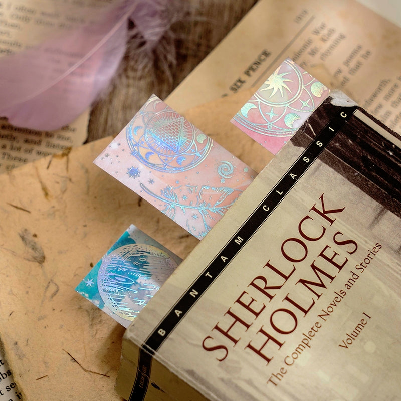 Galaxy Like a Dream Holographic Stickers - Constellation, Feathers, Butterflies, Moon c