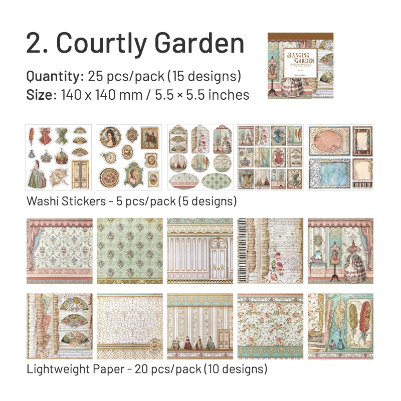 Garden and Character Series Journaling Material Pack - Alice sku-2