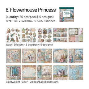 Garden and Character Series Journaling Material Pack - Alice sku-6