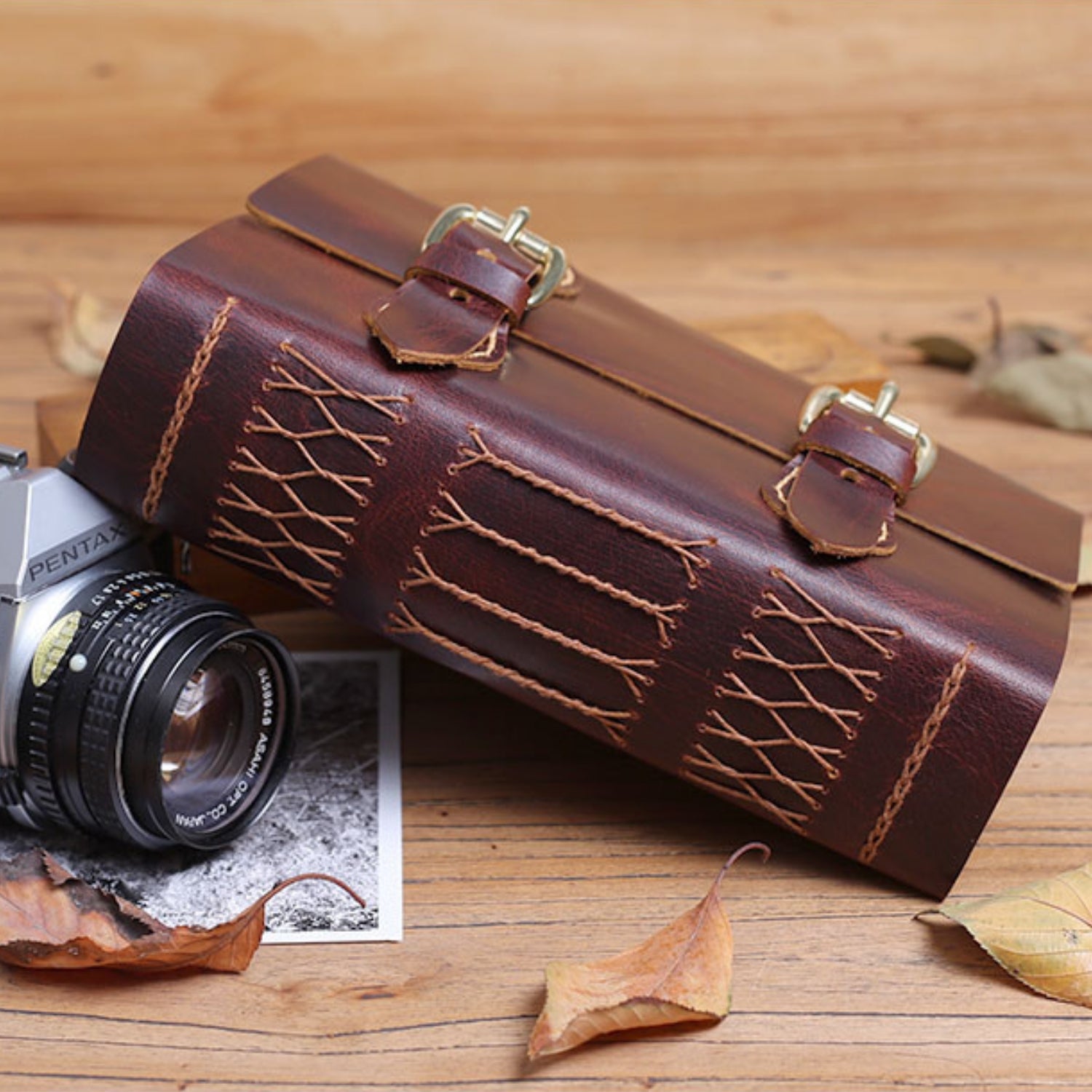 Genuine Leather Handmade Hand-pasted Creative Photo Album10