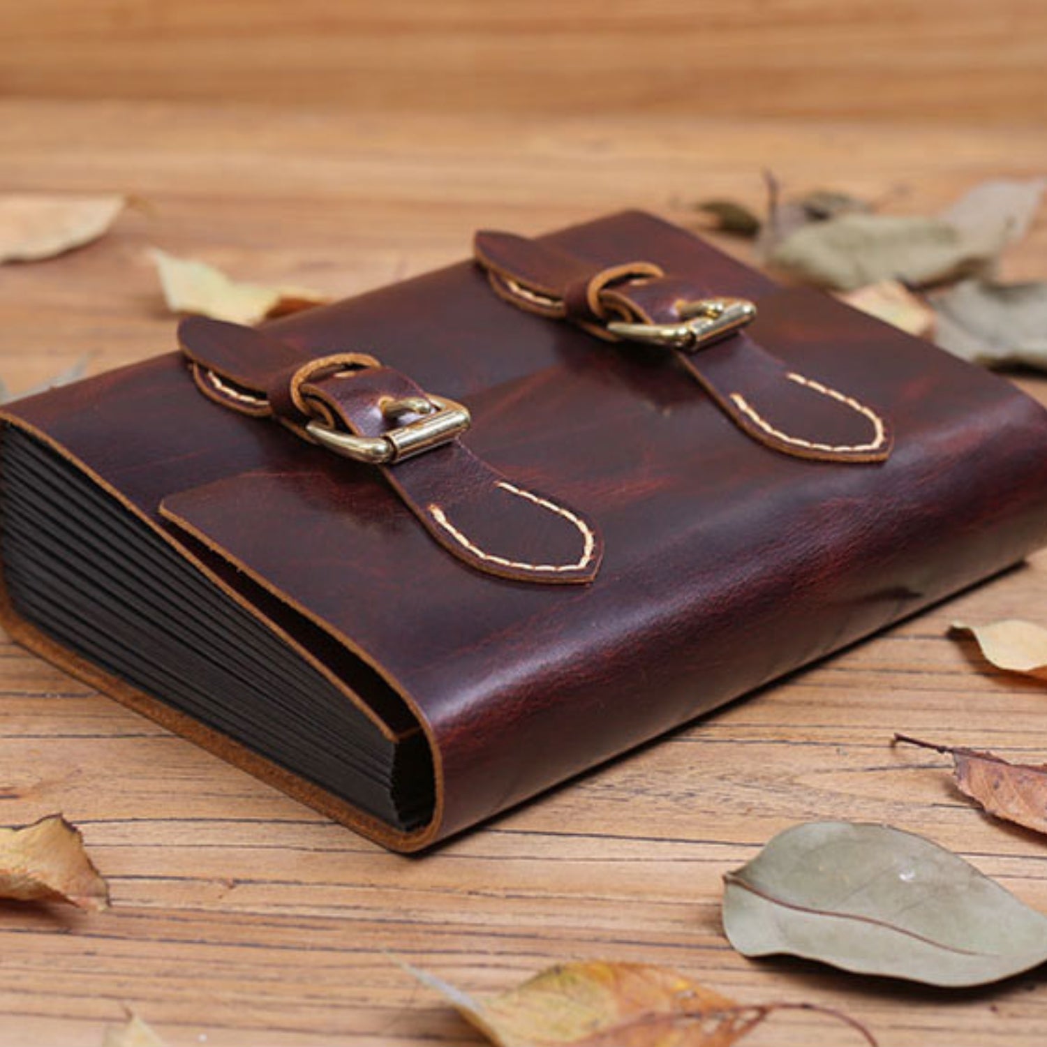 Genuine Leather Handmade Hand-pasted Creative Photo Album3