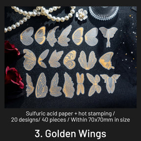 Golden Promise Series Sulfuric Acid Paper Sticker Pack sku-3
