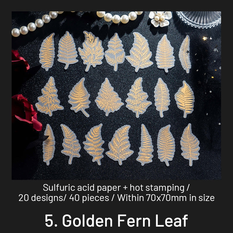 Golden Promise Series Sulfuric Acid Paper Sticker Pack sku-5
