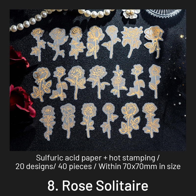 Golden Promise Series Sulfuric Acid Paper Sticker Pack sku-8