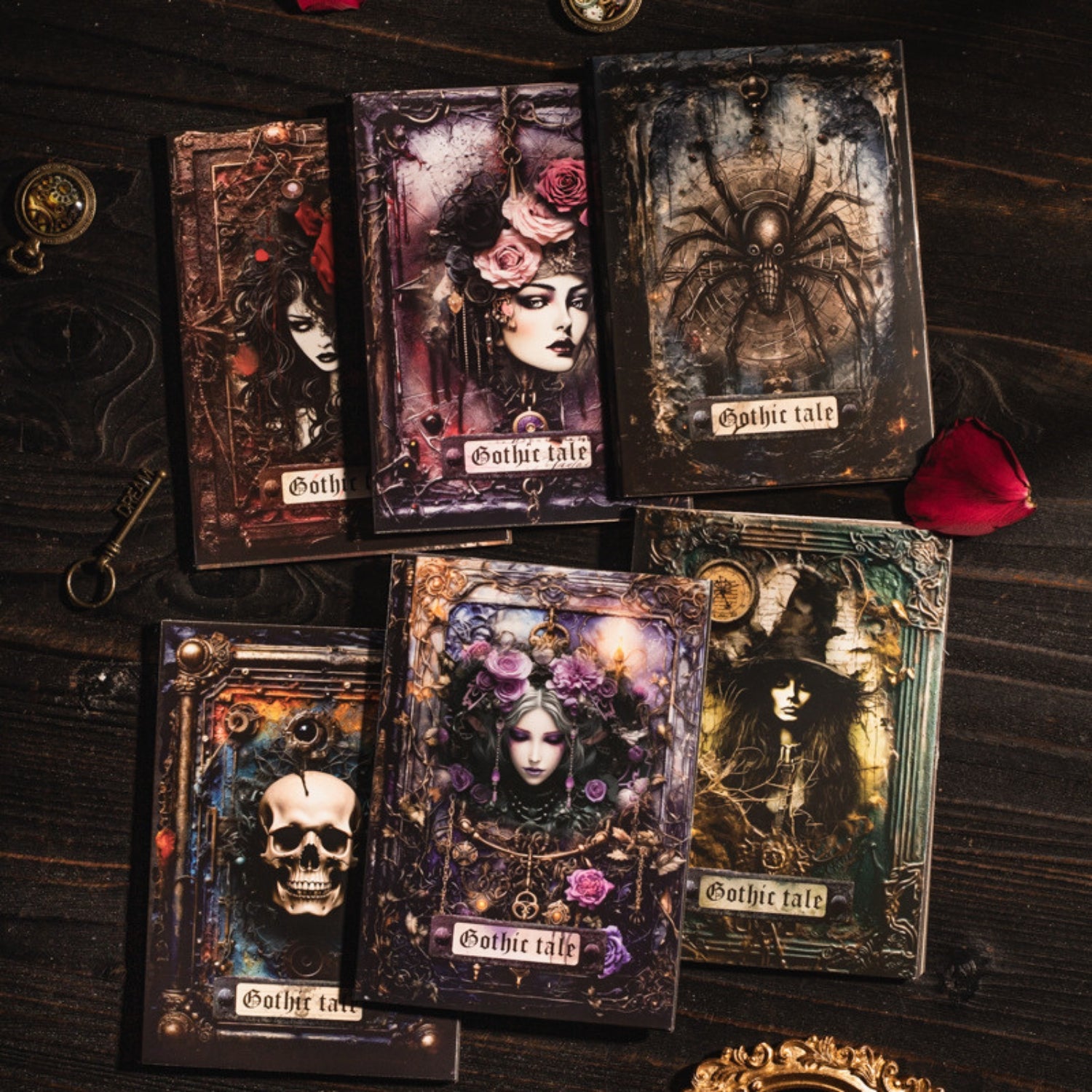 Gothic Legend Series Dark Notebook Decoration Material Paper 10