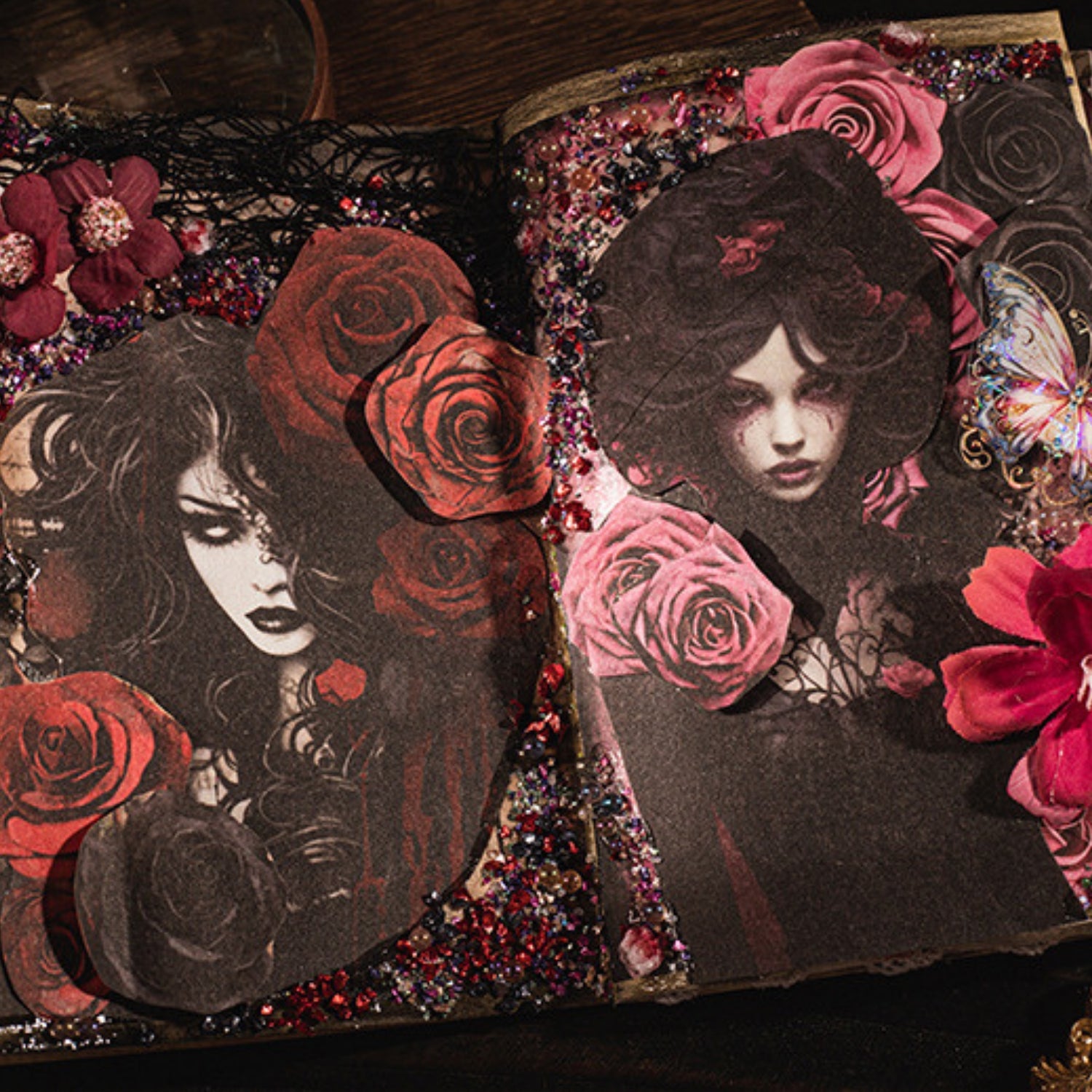 Gothic Legend Series Dark Notebook Decoration Material Paper 13