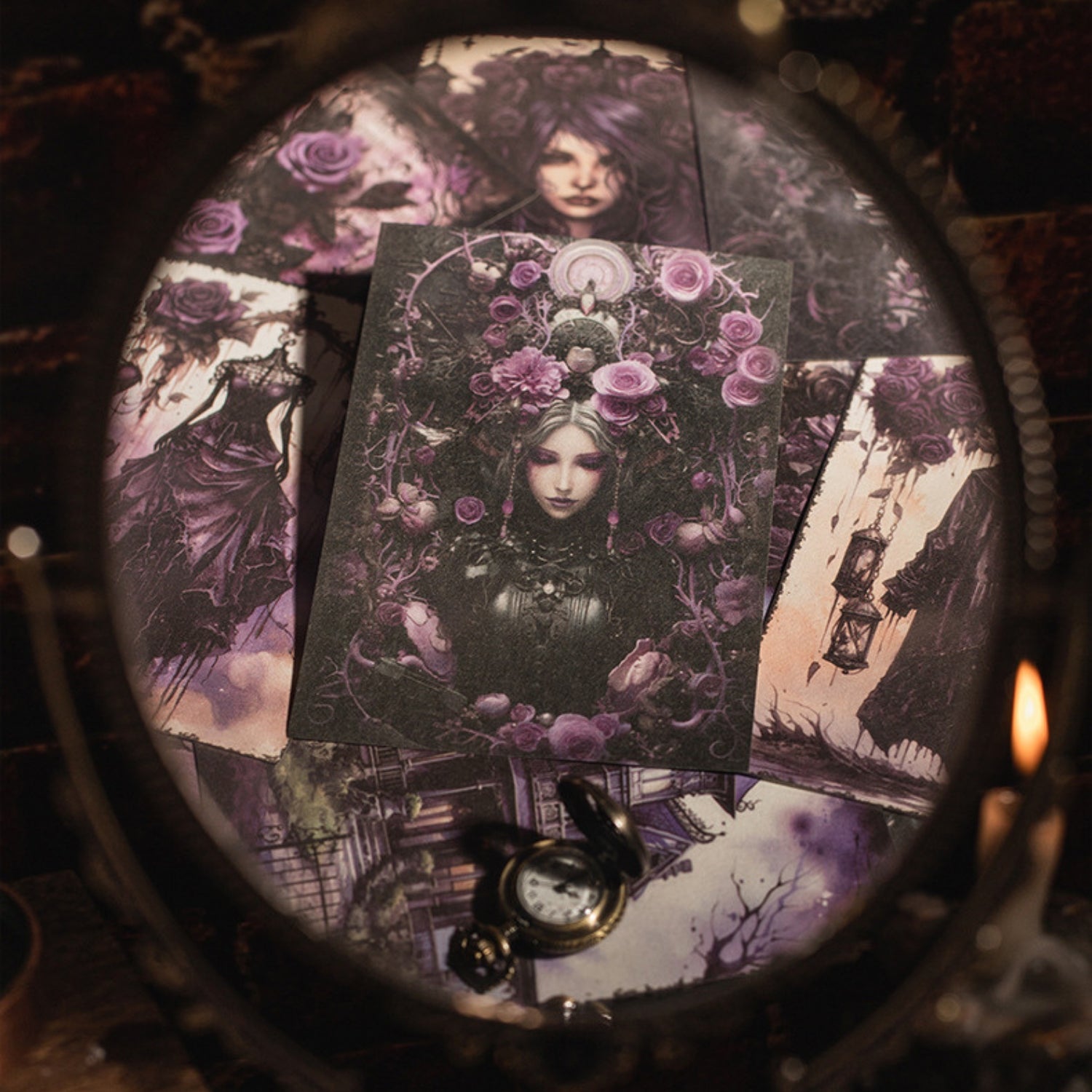 Gothic Legend Series Dark Notebook Decoration Material Paper 16