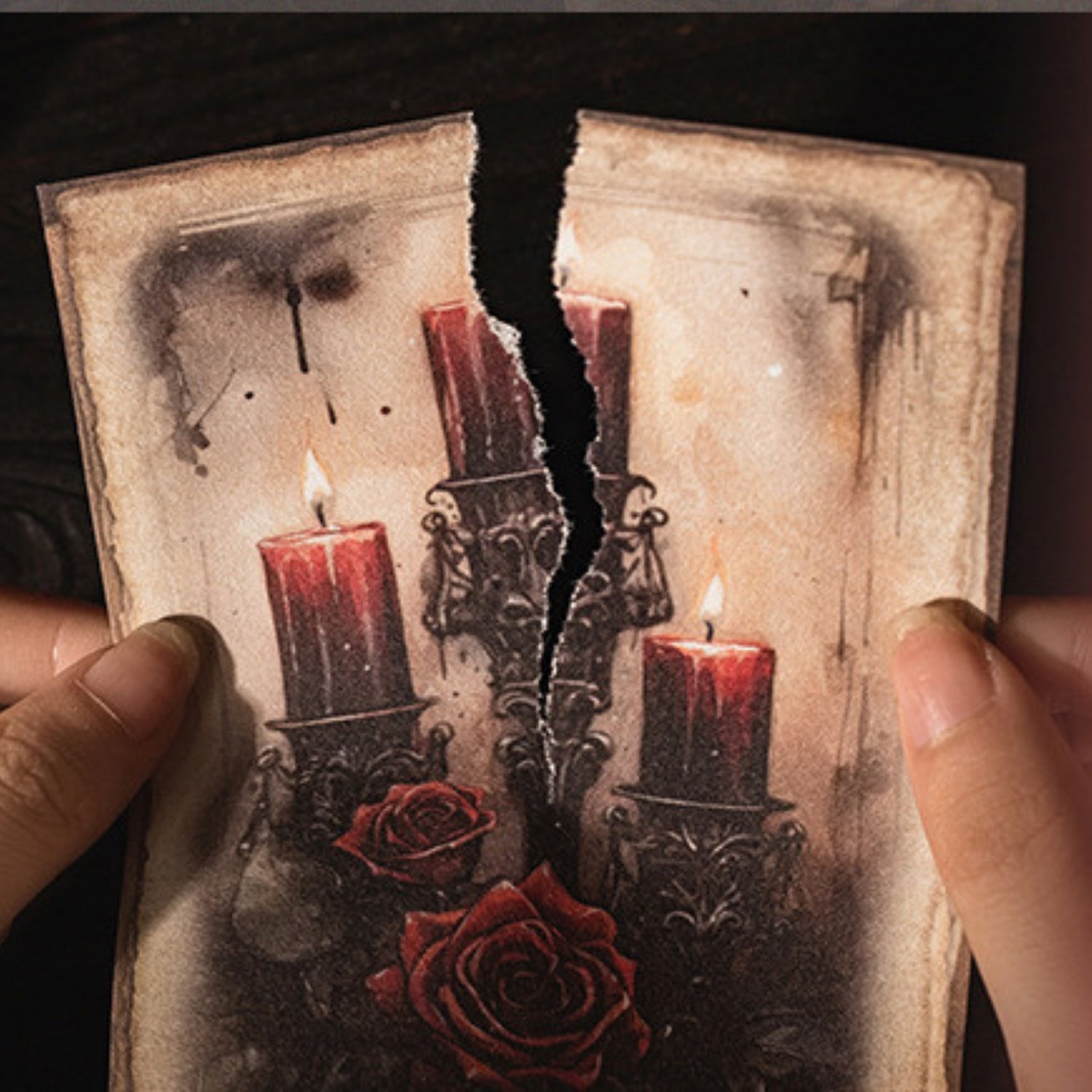 Gothic Legend Series Dark Notebook Decoration Material Paper 18