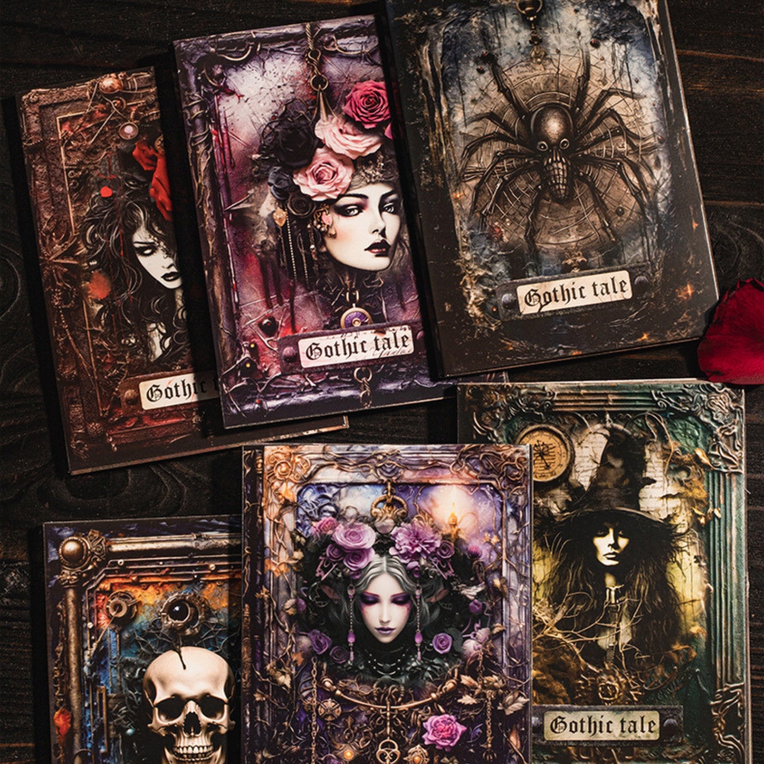 Gothic Legend Series Dark Notebook Decoration Material Paper 21