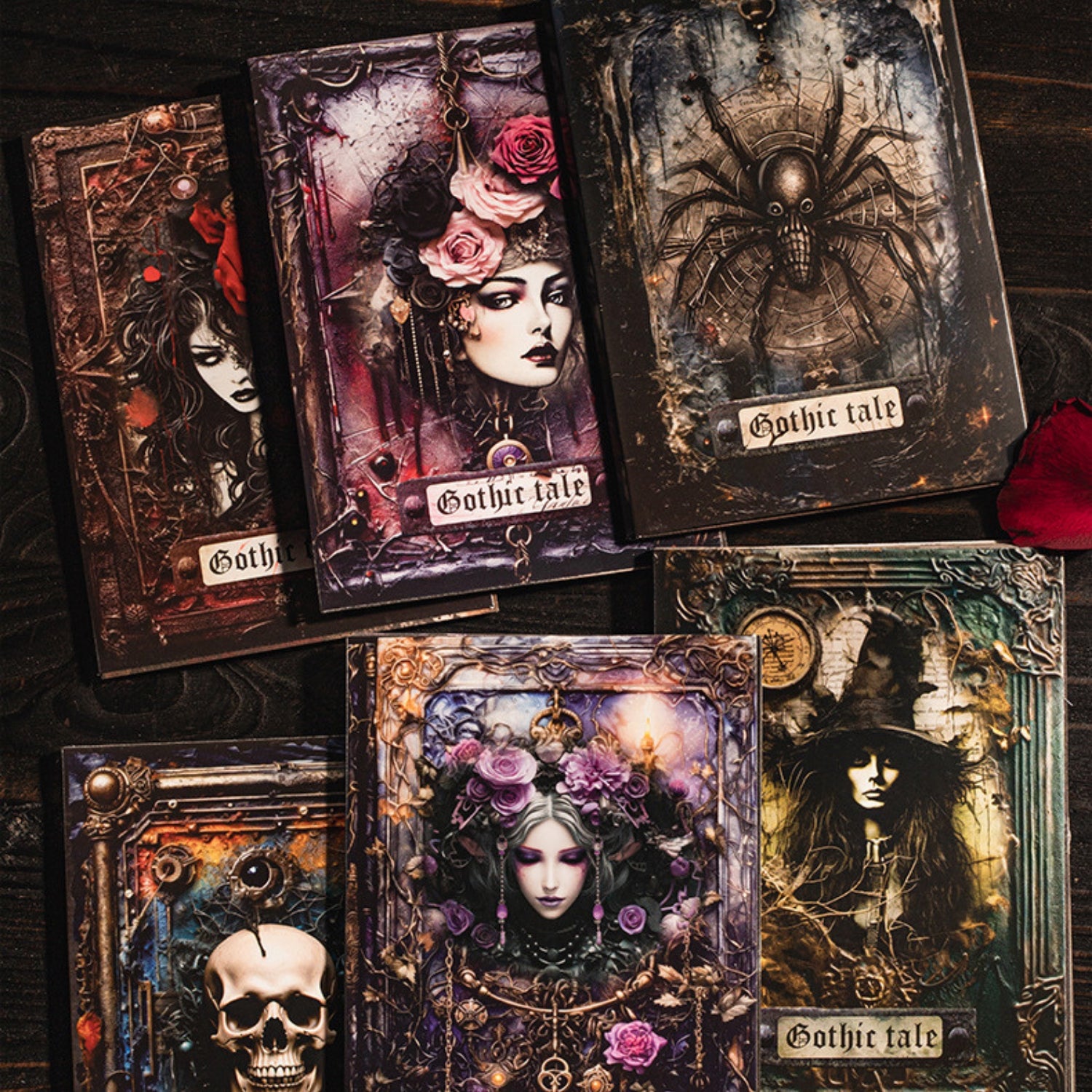 Gothic Legend Series Dark Notebook Decoration Material Paper 21