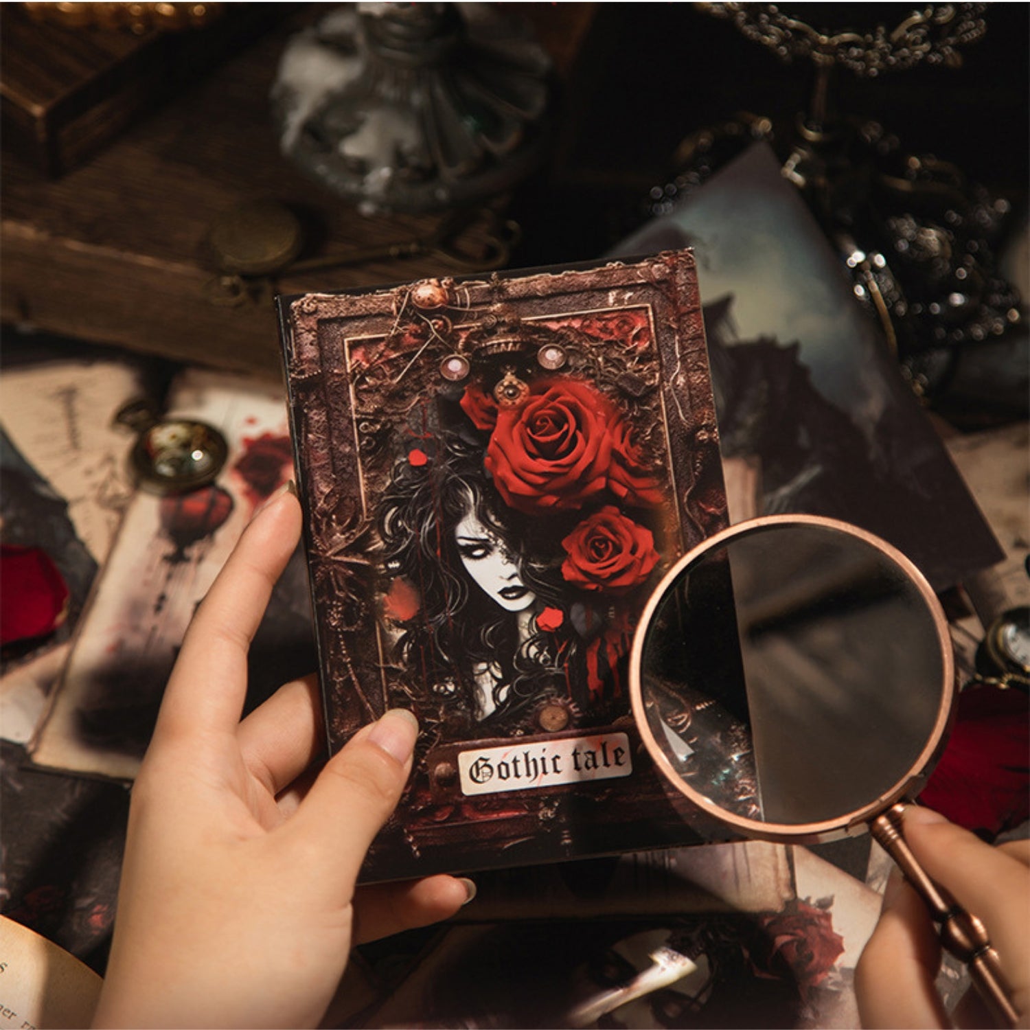 Gothic Legend Series Dark Notebook Decoration Material Paper 22