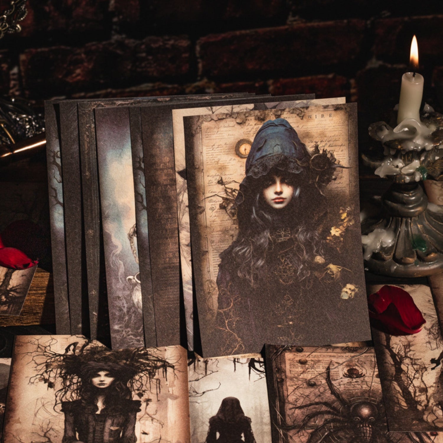 Gothic Legend Series Dark Notebook Decoration Material Paper 7