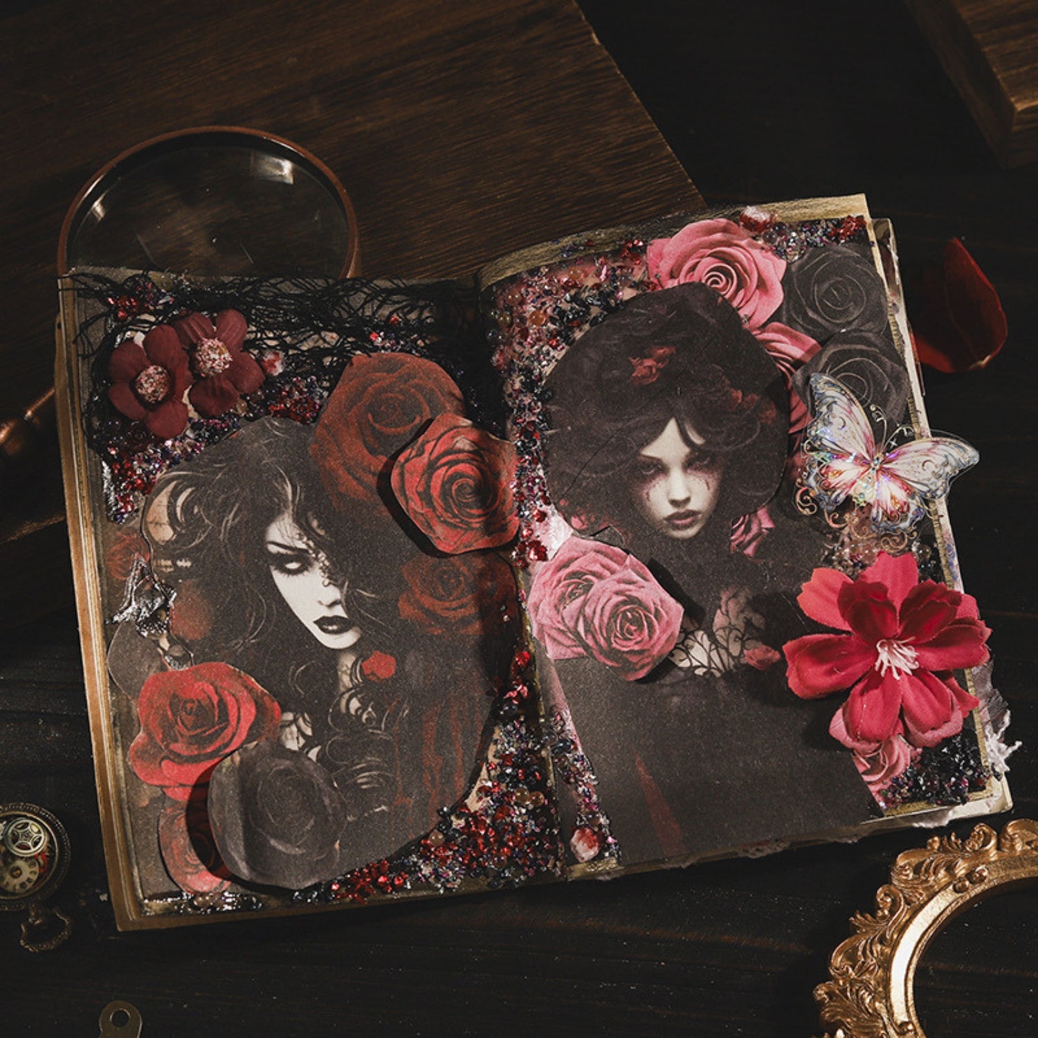Gothic Legend Series Dark Notebook Decoration Material Paper 8