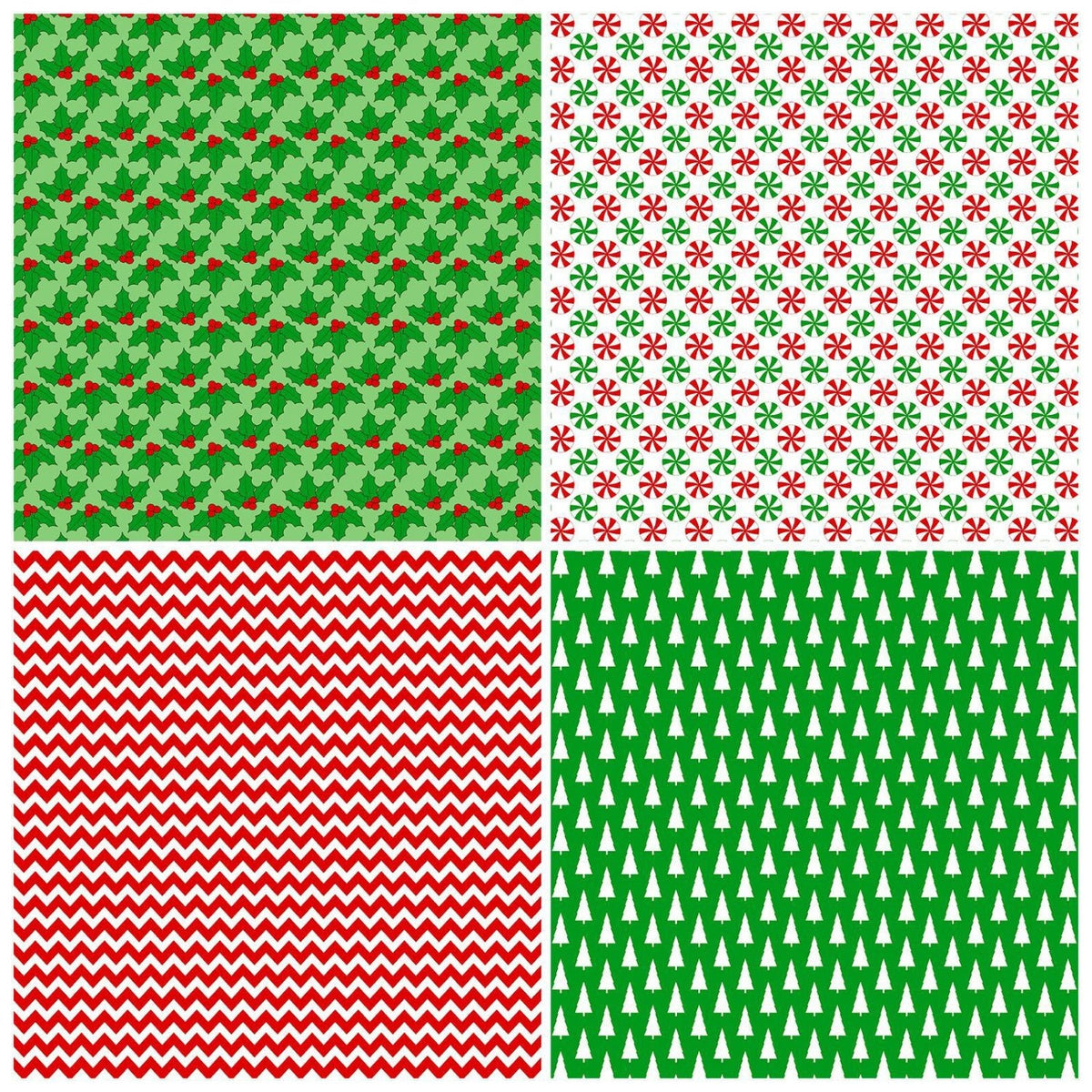 Green Christmas Decoration Paper3