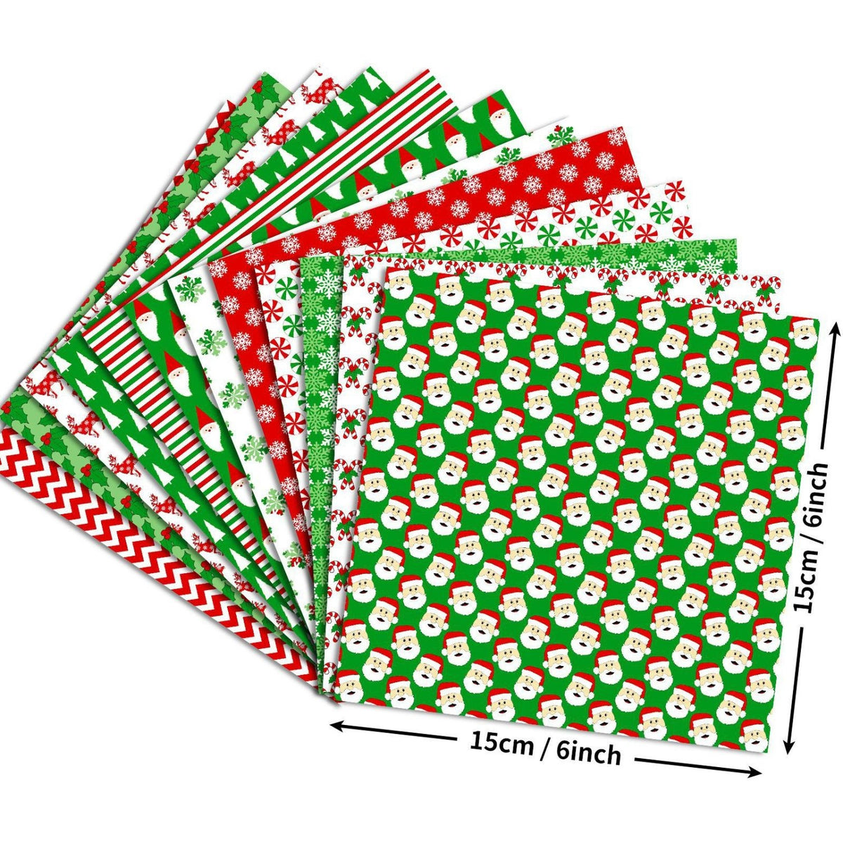 Green Christmas Decoration Paper6