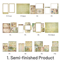 Green Countryside Handmade Junk Journal Folio Kit - Stamprints6