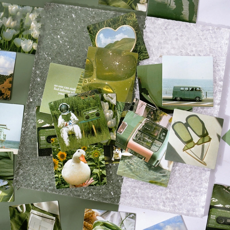 Green Landscape Travel Stickers b