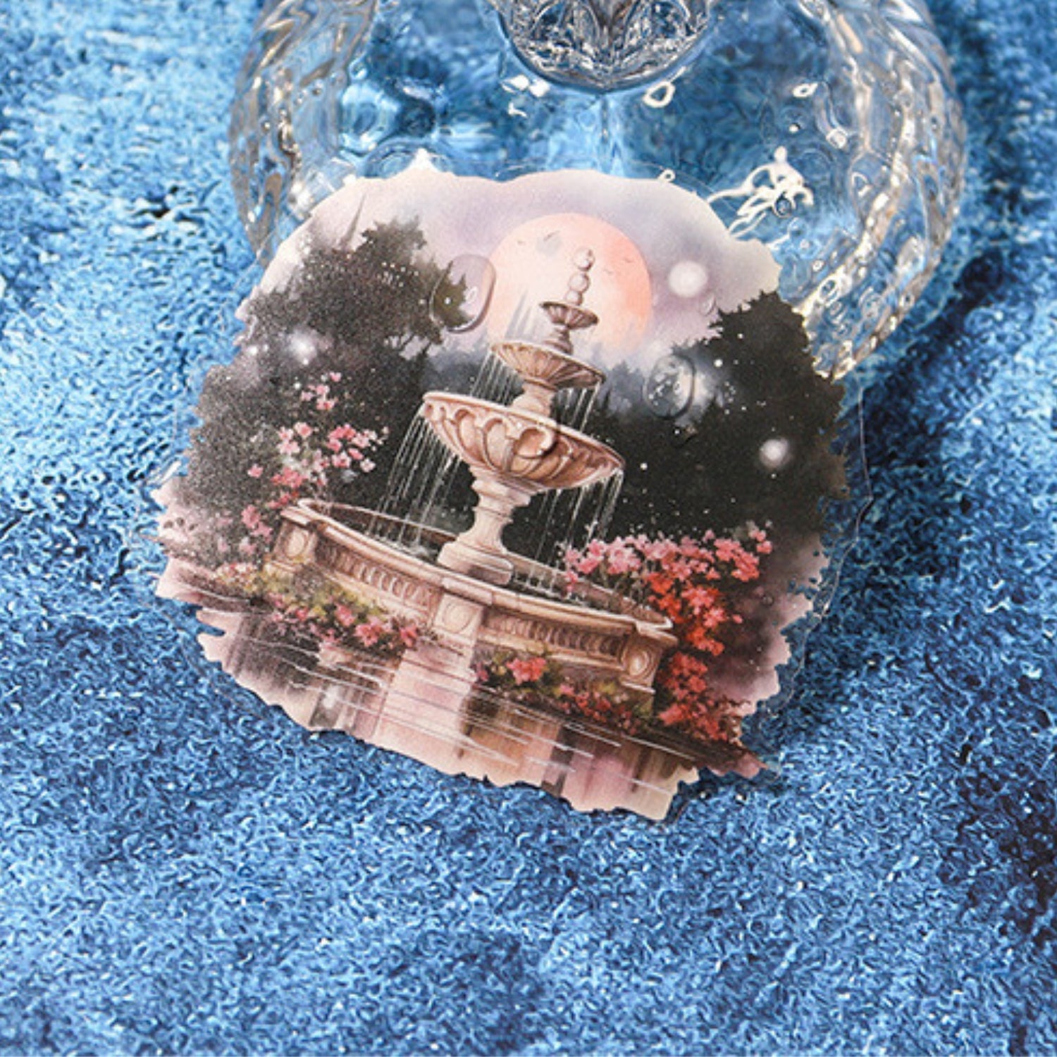 Half Moon Wishing Well Series Retro Baroque Collage Sticker Pack 22