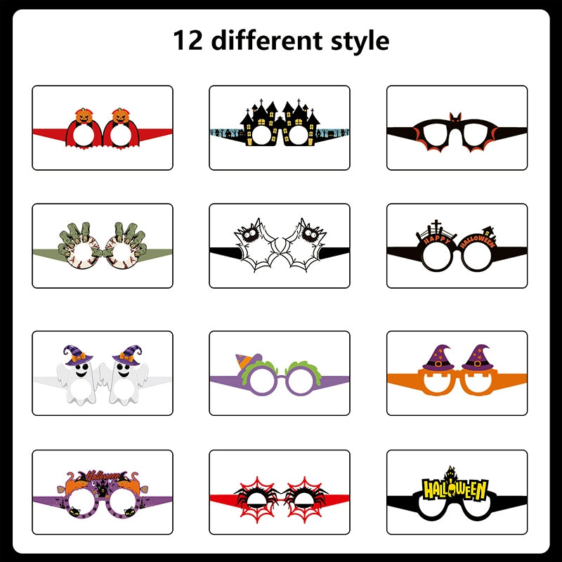 Halloween 3D Paper Glasses Material Pack c