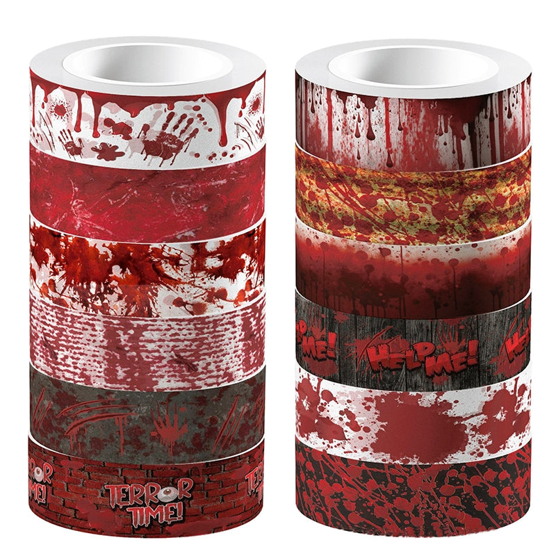 Halloween Blood Red Tape Set b