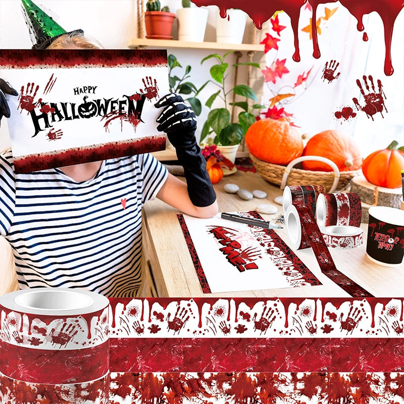 Halloween Blood Red Tape Set b4
