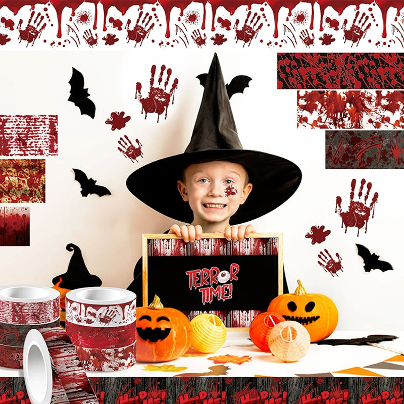 Halloween Blood Red Tape Set b5