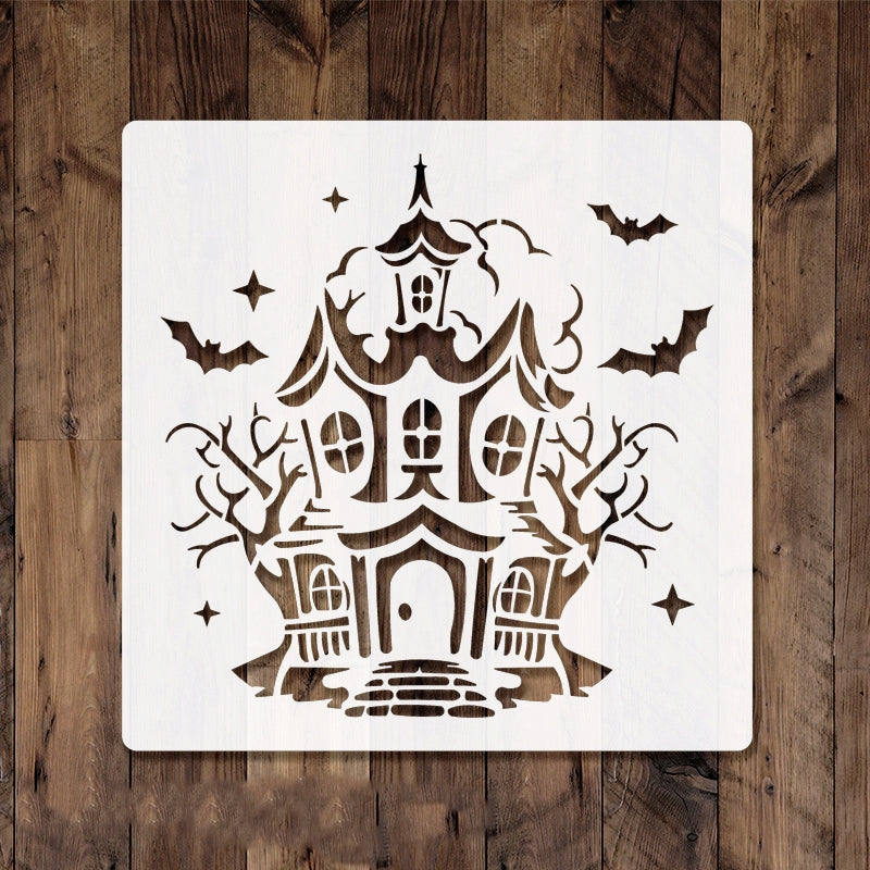 Halloween Hollow Painting Stencil Set b