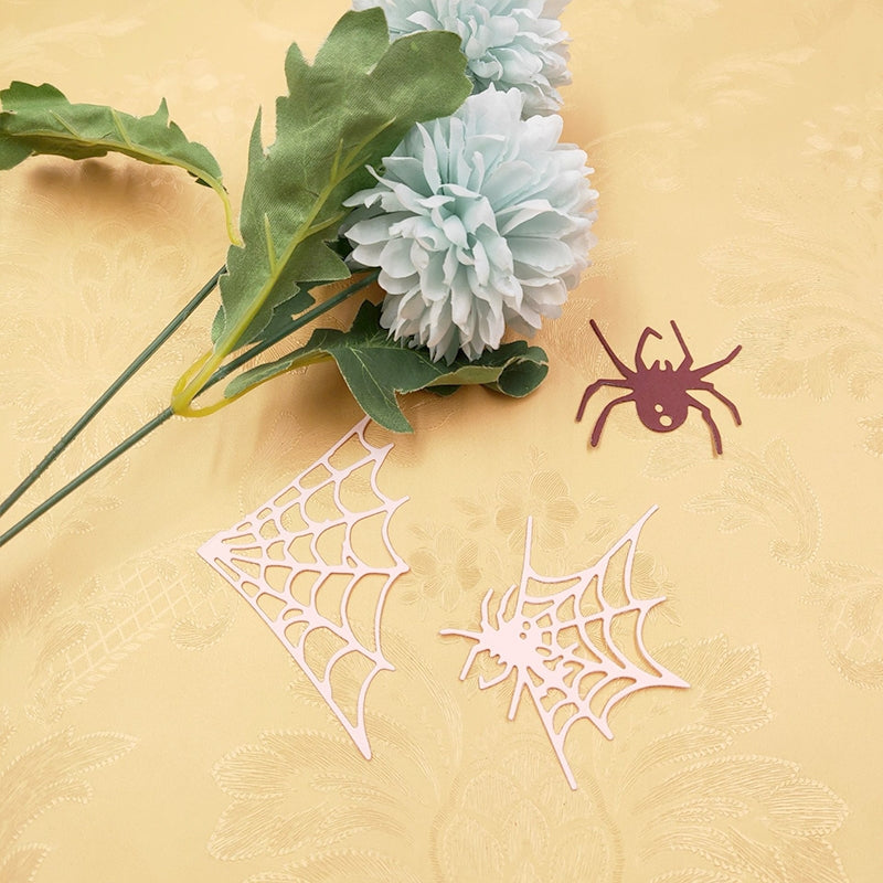 Halloween Spiders and Cobwebs Carbon Steel Crafting Dies b1