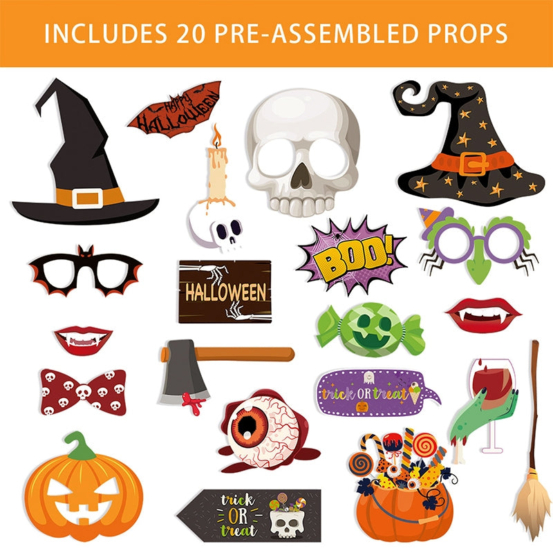 Halloween Whimsical Ivory Board Props a