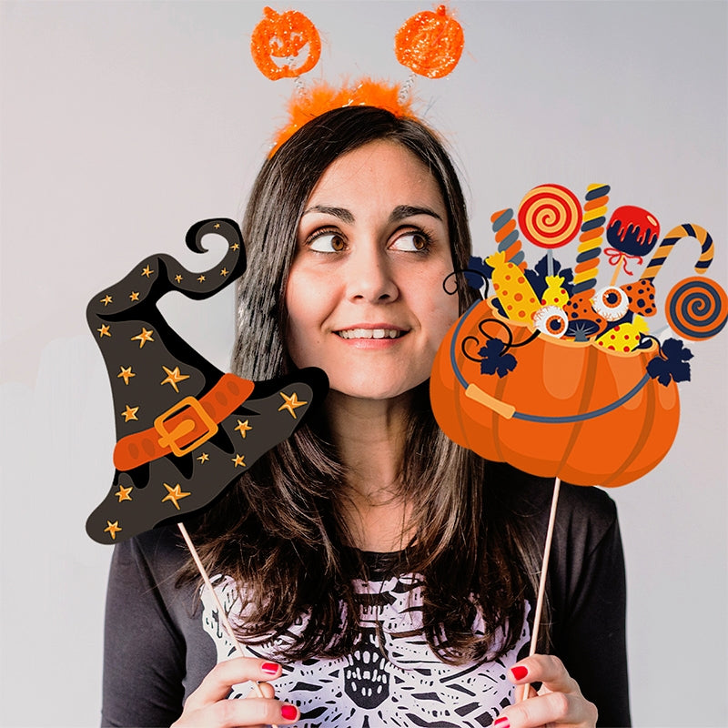 Halloween Whimsical Ivory Board Props b