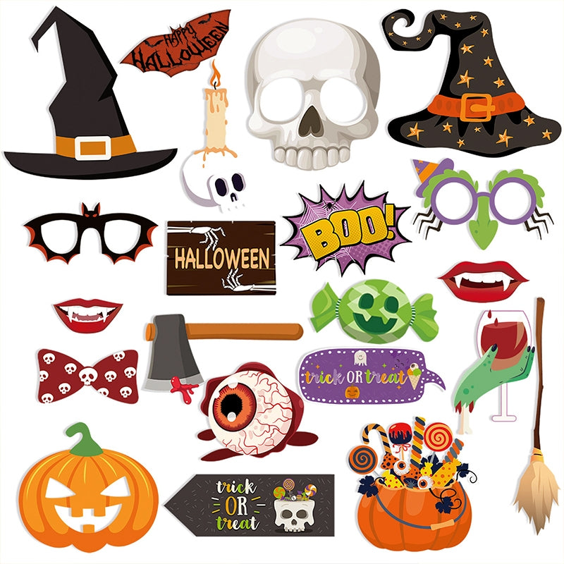 Halloween Whimsical Ivory Board Props b2